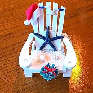 Homemade beach ornament